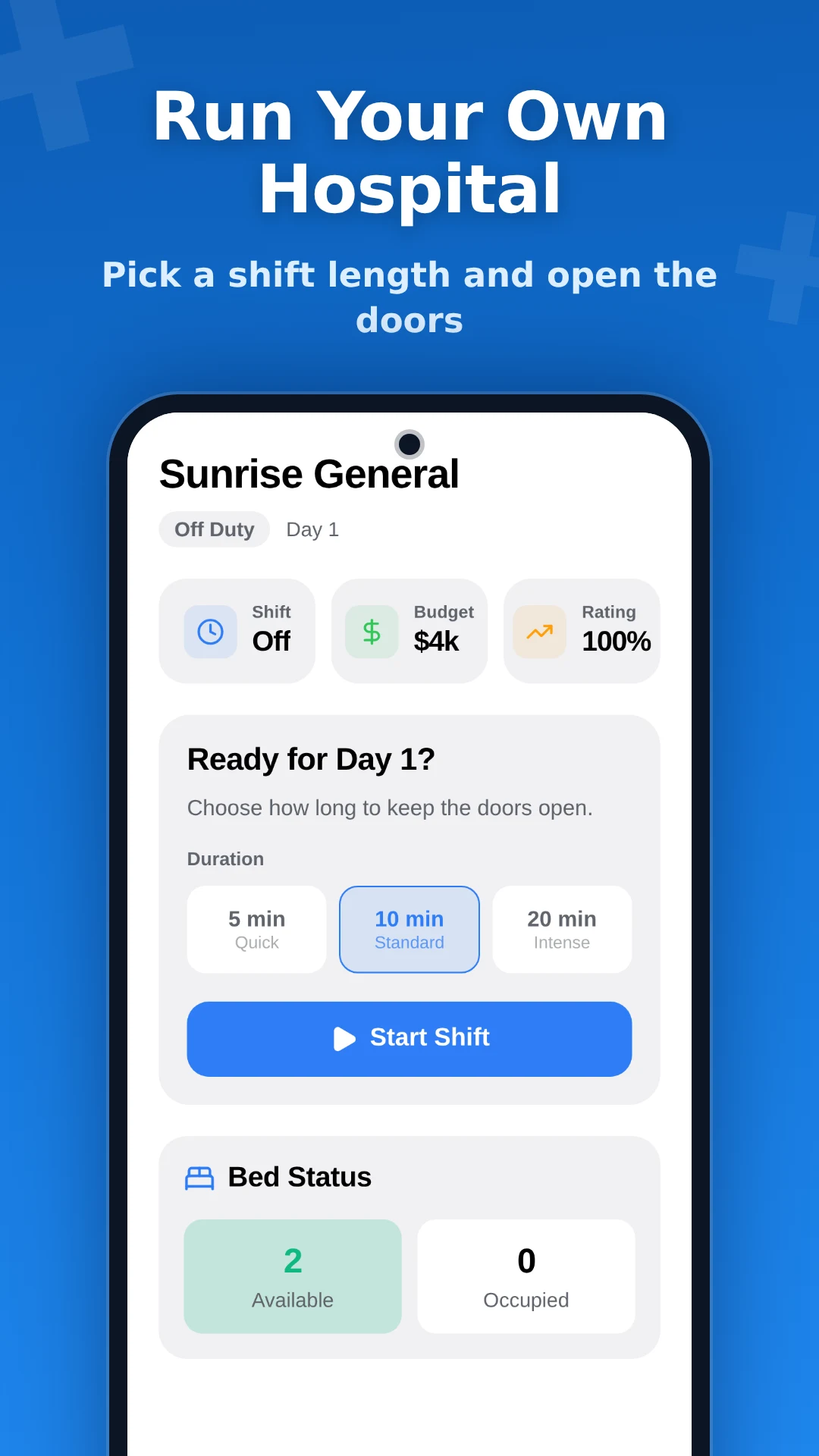 Hospital Shift Manager screenshot
