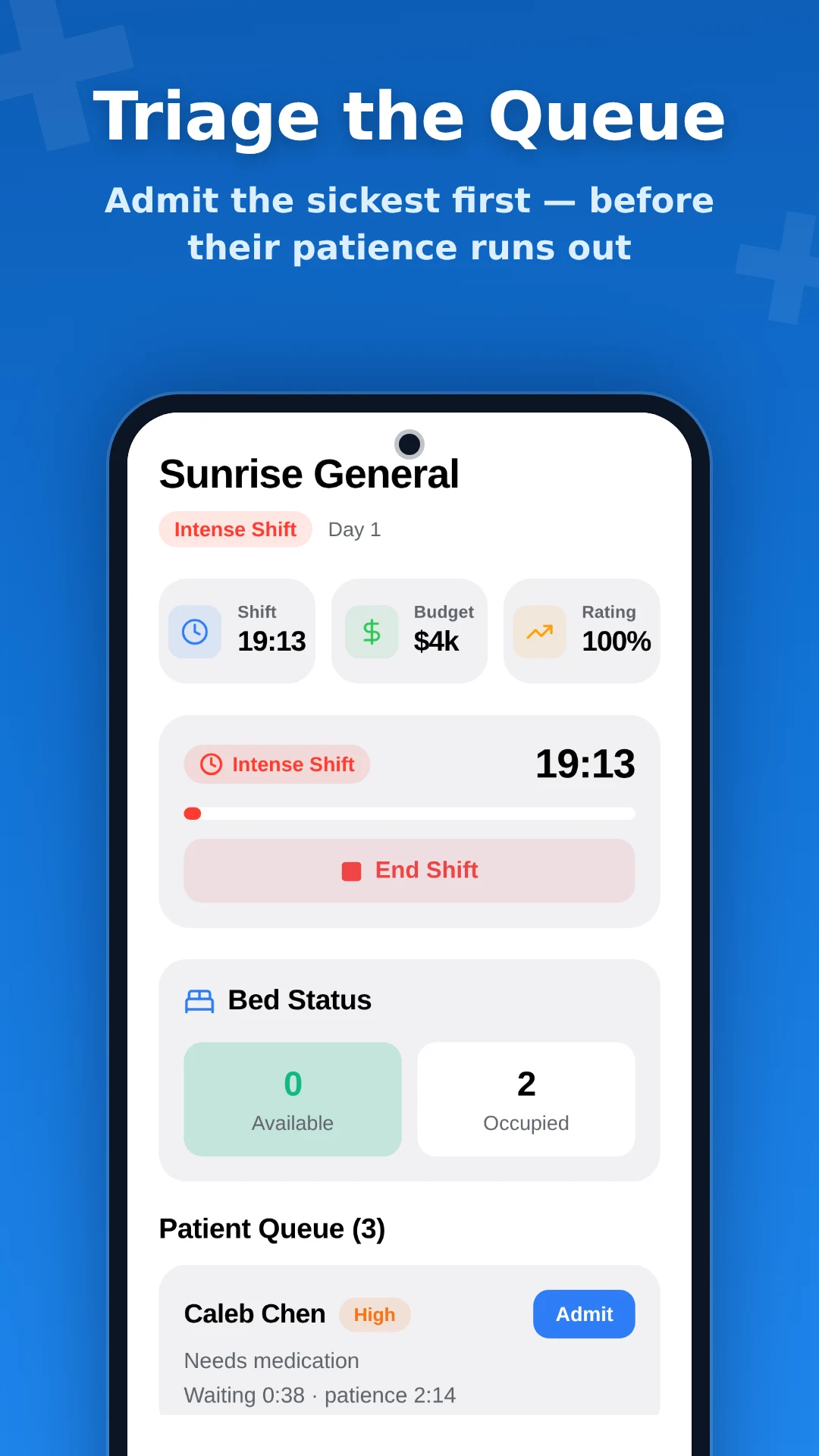 Hospital Shift Manager screenshot