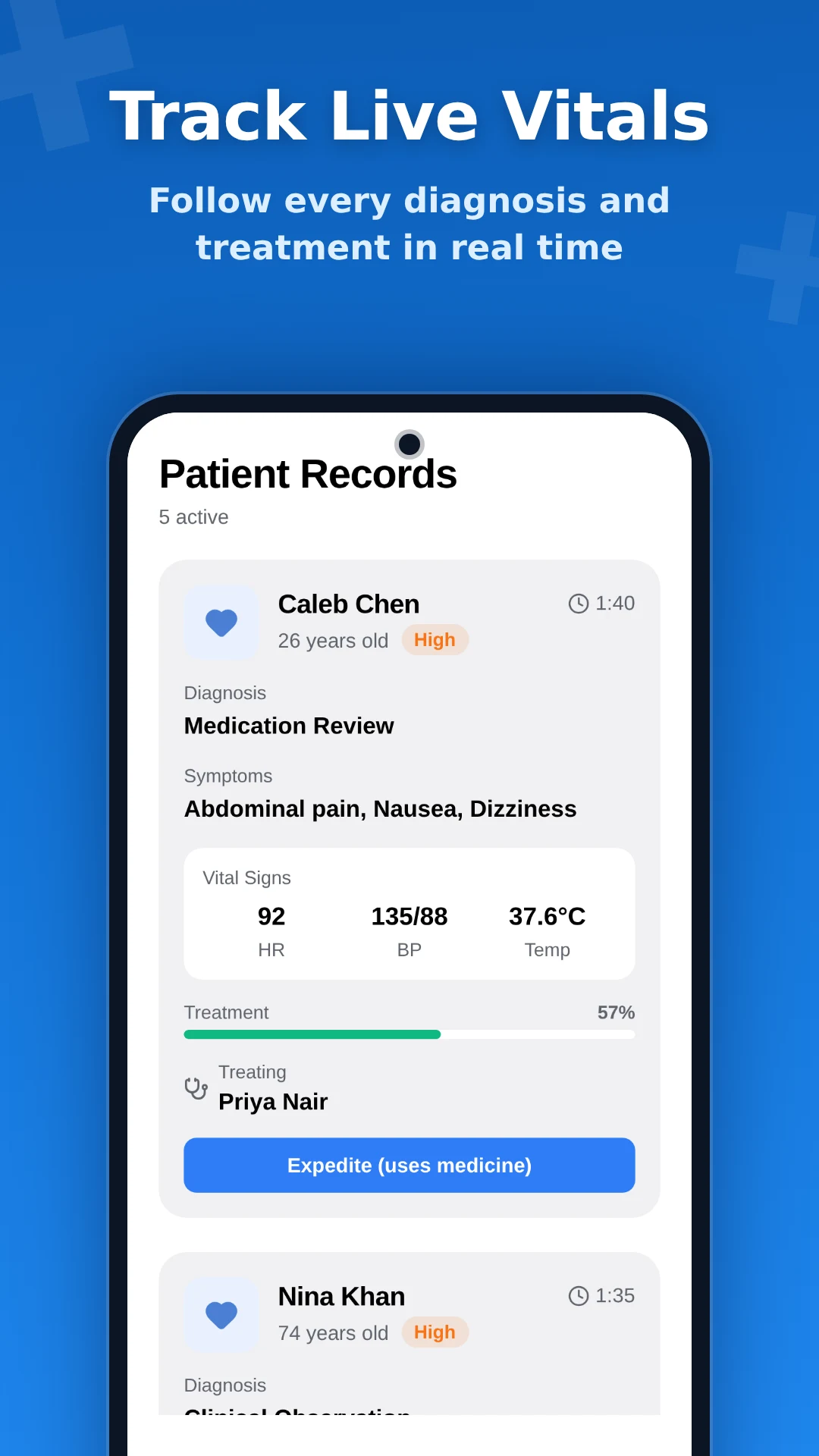 Hospital Shift Manager screenshot